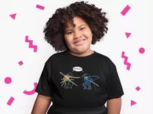 Roronoa Zoro Girls Kids T-shirt “Roronoa Zoro Vs Zorro” – One Piece parody