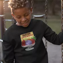 Devil Fruits Kids Sweater “Gum-Gum Fruit” – One Piece parody