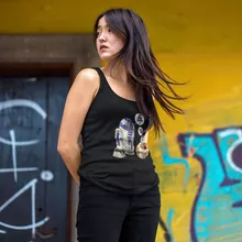 Débardeur Femme BB-8 « BB, je suis ton père !! » – Parodie Star Wars