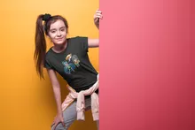 Batman Mädchen Kinder T-Shirt “Batman und Robin” – Parodie auf One Piece