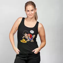 Camisola de alças Mulher – One Piece de parodia