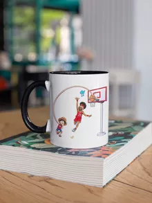 Mug Luffy « Le Roi des Pirates... et du Playground !! » – Parodie One Piece