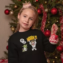 Pull Enfant Yoda « Luke Life Episode IV : le Maître... » – Parodie Star Wars