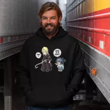 Sweat à capuche Kira « Erreur sur la personne... » – Parodie Bleach