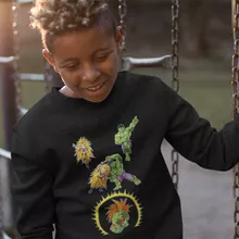 Son Goku Truien voor kinderen “Son Goku; Hulk en Blanka” – Dragon Ball Z parodie