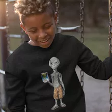 Pull Enfant Paul « Apprendre à croire en soi... » – Parodie Paul l'Alien
