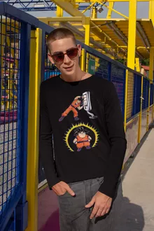 T-Shirt à manches longues Sangoku « Mac Fusion !! » – Parodie Dragon Ball Z