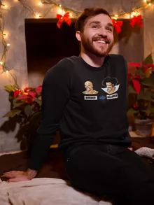 Nappa Pullover “Nappa und Mr Satan” – Parodie auf Dragon Ball Z