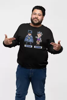 Pull « Les 2 Super-Héros de la Nuit !! » – Parodie Batman
