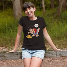 Luffy Girls Kids T-shirt “Luffy and Gollum - My Precious” – One Piece parody