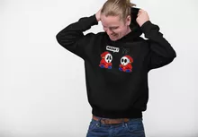 Sweat à capuche Maskass « Wazaaaa !! » – Parodie Super Mario