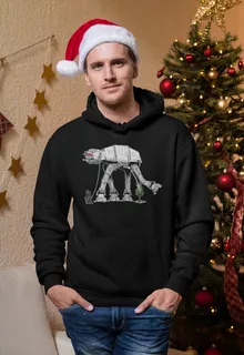 Darth Sidious Kapuzenpullover “Darth Sidious aka Emperor Palpatine und die AT-AT Robot” – Parodie auf Star Wars