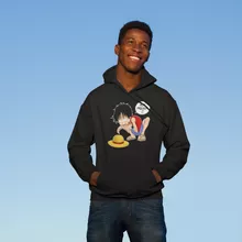 Sweat à capuche Luffy « Mon Précieux (SD Edition) » – Parodie One Piece