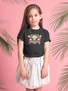 T-shirt Enfant Fille Pikachu « Pika dépannage » – Parodie Pokémon