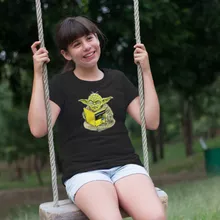 Yoda Girls Kids T-shirt – Star Wars parody