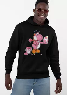 Pink Yoshi Hoodie – Yoshi parody