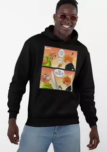 Sweat à capuche Ichigo Kurosaki « Non, ça c'est un couteau ! » – Parodie Bleach