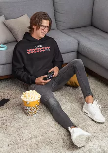Life Pixel Design Hoodie – Video games Pixel parody