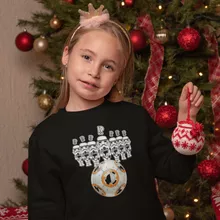 Felpa Bambino e ragazzo BB-8 X Stormtroopers – Parodia dei Star Wars