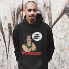 Sweat à capuche « C'est pas ma guerre !! » – Parodie Rambo