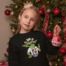 Felpa Bambino e ragazzo Yoda “New York I Love” – Parodia dei Star Wars