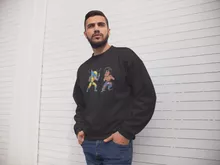 Sweater “Wolverine Vs Bruce-Lee” – Wolverine parody