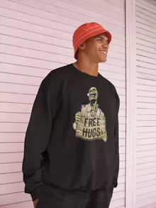 Sudadera Walking Dead Zombie “Free Hugs” – Parodia de The Walking Dead