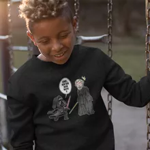 Kylo Ren Kinder Pullover “Kylo Ren und Luke Skywalker” – Parodie auf Star Wars