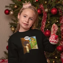 Pegasus Seiya Kids Sweater “Pegasus Seiya, Leo Aiolia and Terminator” – Knights of the Zodiac - Saint Seiya parody