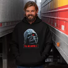 Darth Vader Kapuzenpullover “Darth Vader und Terminator” – Parodie auf Star Wars