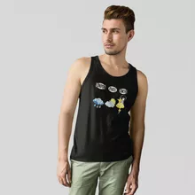 Son-Goku Herren Tank Top “Son-Goku und Pikachu” – Parodie auf Pokémon
