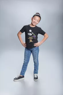 Piccoloand ET Girls Kids T-shirt “Piccoloand ET the Extra-Terrestrial” – Dragon Ball Z parody