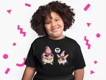 Majin Buu Girls Kids T-shirt “Majin Buu and Patrick Star” – Dragon Ball Z parody