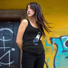 Batman Women's Tank Top “Bat-Signal” – Batman;Dark Night parody