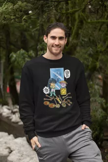 Dragon Shiryu Sweater “Dragon Shiryu and Libra Dohko” – Knights of the Zodiac - Saint Seiya parody