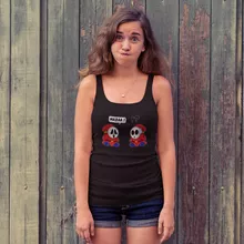 Shy Guy Women's Tank Top – Super Mario parody