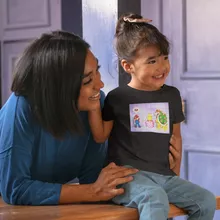 T-shirt Enfant Fille « Un coeur brisé ! » – Parodie Super Mario