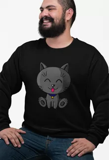 Pull « Kawaii Baby Cat (Bleu) » – Parodie Kawaii Baby Cats