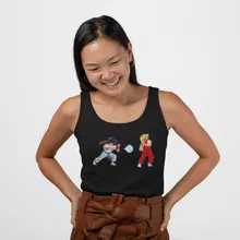 Débardeur Femme Ryu « Kamehamehadoken !!! » – Parodie Dragon Ball Z