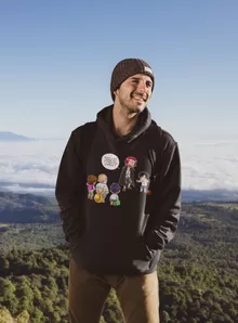 Sweat à capuche Luffy « C'est lui ! » – Parodie One Piece