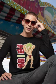 T-Shirt à manches longues Broly « Mister Univers - Candidat N° 7 » – Parodie Dragon Ball Z