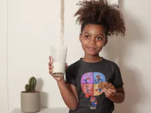 Maglietta per bambine e ragazze Mario “Mario e Wii Fit” – Parodia dei Super Mario