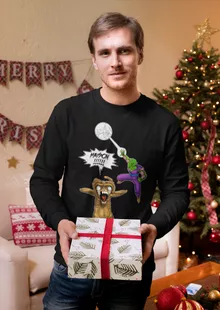 T-Shirt à manches longues Piccolo « MAISON !!!!!!!!!!!!!!! » – Parodie Dragon Ball Z
