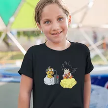 T-shirt Enfant Fille Sangoku « Feu Rouge ;) » – Parodie Super Mario