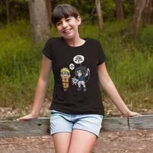 Sasuke Girls Kids T-shirt – Naruto parody