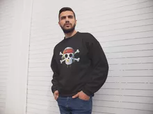 Jack Sparrow Pullover “Jack Sparrow und Ruffy” – Parodie auf One Piece