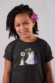 T-shirt Enfant Fille Yoda « Ton père... Je suis !! » – Parodie Star Wars