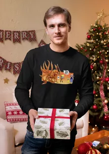 T-Shirt à manches longues Naruto « Un nouveau dresseur... » – Parodie Pokémon