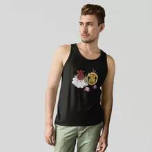 Pegasus Seiya Tank Top “Pegasus Seiya, Leo Aiolia and The Pope” – Knights of the Zodiac - Saint Seiya parody