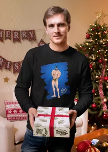 T-Shirt à manches longues Batman « Concours Mister Universe - Les rois de la gonflette - Candidat 74 » – Parodie MCU